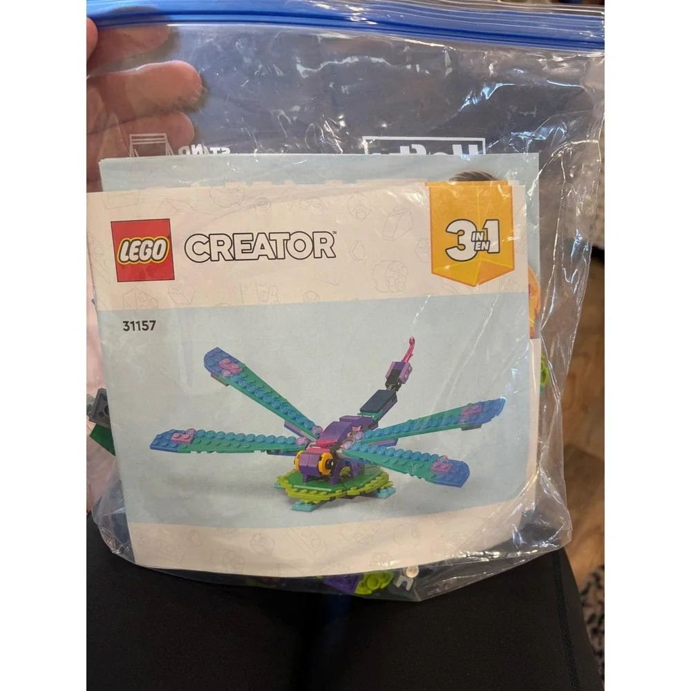 LEGO Disney Hei Hei 43272 & Creator 3-in-1 Exotic Dragonfly 31157 Sets & manual - Picture 2 of 4